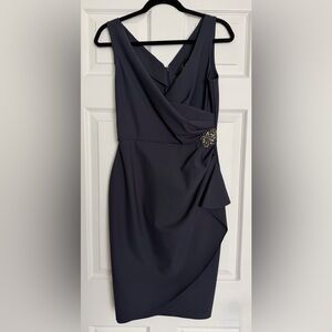 Alex Evenings Navy Dress, size 6